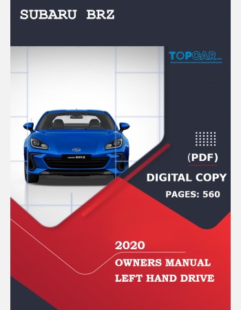 2020 subaru brz owners manual